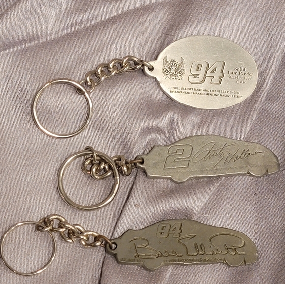 Bill Elliot & Rusty Wallace Keychains (Racing) - Picture 2 of 8